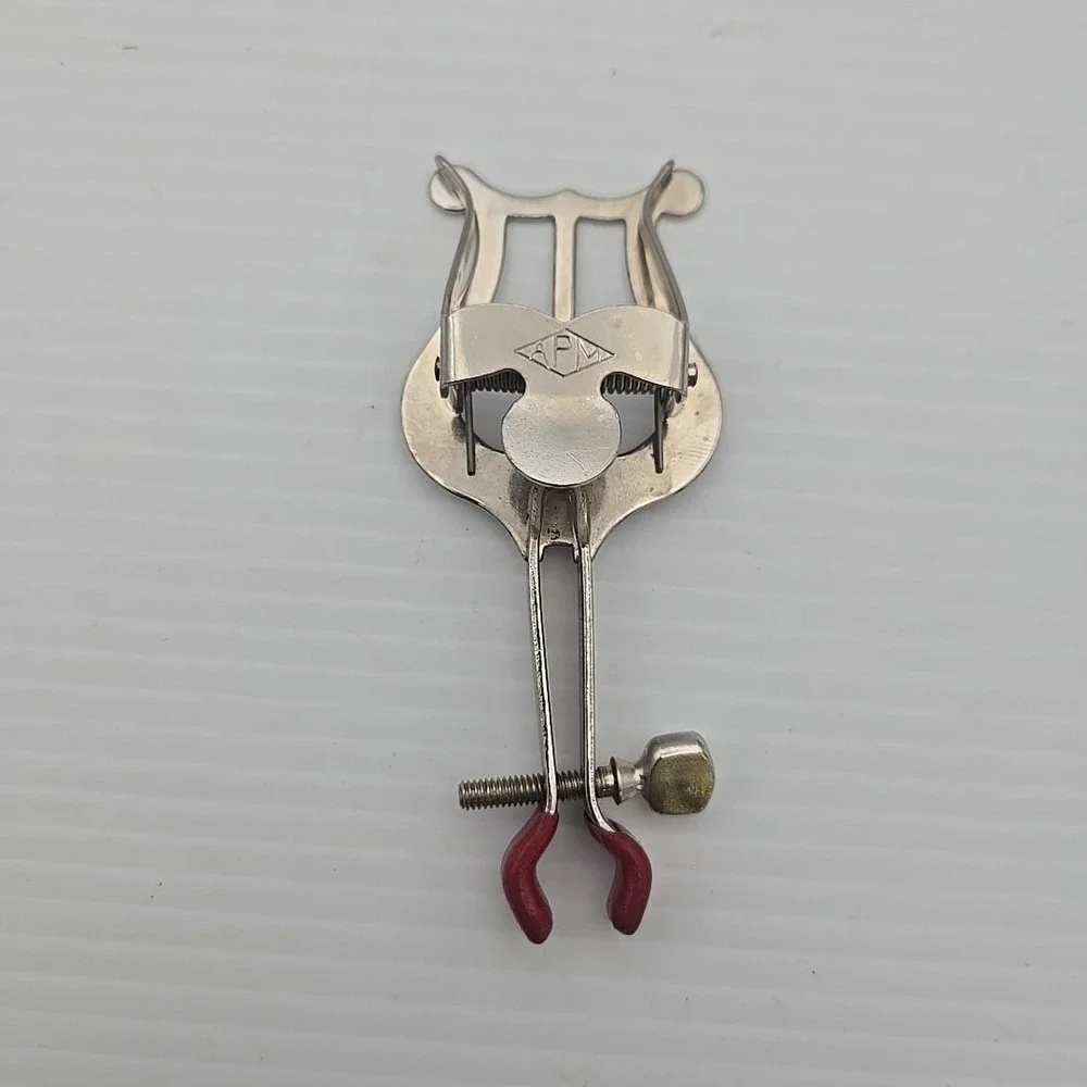 Trumpet Lyre, Clamp-On‎ Nickel Finish